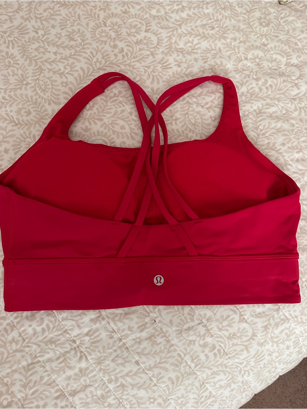 lululemon athletica Red Strappy Sports Bra